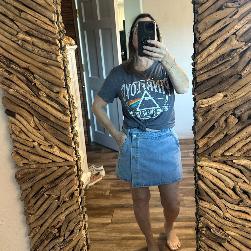 NWOT Denim Skort